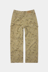 Overlap Pocket Camo Pants (Washed Beige)