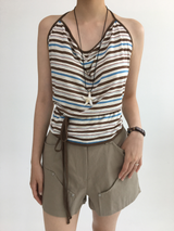 If Strap Halterneck Sleeveless (2color)