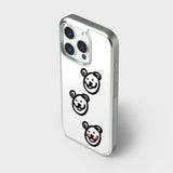 murmurbears epoxy bumper case (silver frame)