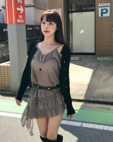 ラブオブスリムデイフリルカーディガン