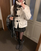 Mellie Leather Double Buckle Fur Mustang