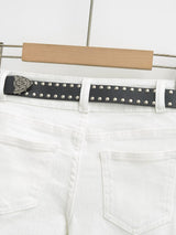 Rivia Stud Belt Shorts