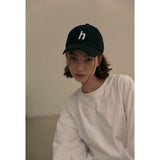 H Logo Ball-Cap (Navy)