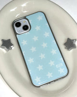 [made] soda jelly star sky phone case (epoxy silver bumper)