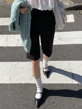 [MADE] Maatte Slit Biker Slacks