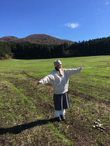 ハートニットジップアップ