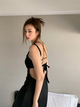 リゾートレイヤードロングドレス