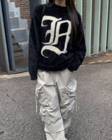 B angora knit