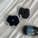 scrunchie corduroy dot_grey