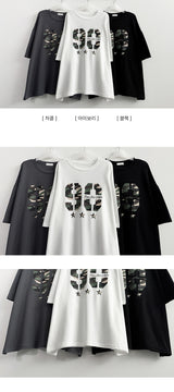 Number 90 Camo ボックスフィット半袖