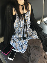 Meadow Check Button Blouse (2c)