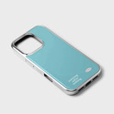 holiday epoxy bumper case (silver frame/ blue)