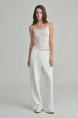 NYC sweatpants, Ivory