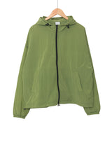 Monoon hooded windbreaker