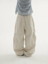 Toni pintuck cargo pants -3C