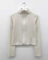 Essential Knit Half-Neck Zip-Up (3color)