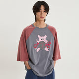 Maltese toy raglan Three-Quarter sleeve T-Shirts