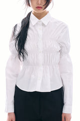 Leona shirring blouse