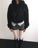 Layered hoodie