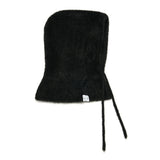 KNIT BALACLAVA IN BLACK WING