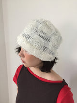 Rose Applique Beanie (2color)