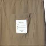 バンブーカーゴハーフパンツ / BAMBOO CARGO HALF PANTS-LIGHT BROWN