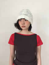 Rose Applique Beanie (2color)