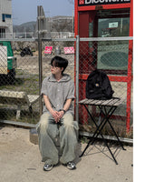 Clear Balloon Denim Pants