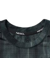 (W) Air Vent Tie-Dye Racing Dot Symbol Crop T-Shirt (Midnight)