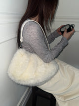 2way puppy bag white