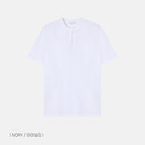 [1+1] LMN ファーストマッスルフィットアイスブントヘンリーネック半袖Tシャツ (10 colors)