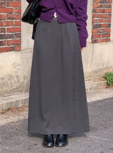 [SHOPPERMADE] Classic Mood Low-rise Maxi Skirt (2color)