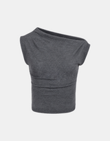 エイベル ドレープ ショートスリーブTシャツ