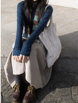 knit shoulder bag