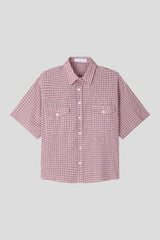 Pine Cropped Check Shirt