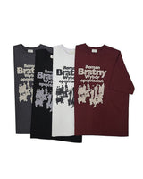 Weaver Printing Oversized Half Sleeve Tee