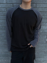 Slub raglan long sleeve