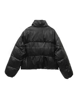 Mute Leather Short Padding Down Jumper 3C