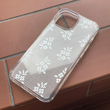LACE PATTERN HARD JELL CASE_WILD FLOWERS