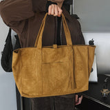 ASCLO Suede Fringe Shopper Bag (2color)