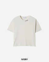 ウェザークロップワッフルショートスリーブTシャツ
