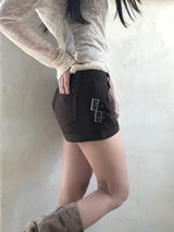 Bay Side Two Buckle Roll-up Short Pants
