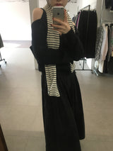 Whistle Angora Halter Neck Cardigan (3color)