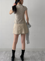 Will You See-through Round Neck Cardigan