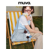 muva. Fold‑Ear Tote Bag, Large‑Capacity Fashion Premium‑Feel Women’s Purse for Spring‑Summer Commute, New Arrival Mar 16