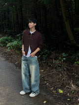 Notrick カーブデニムパンツ S M L (3 Colors)