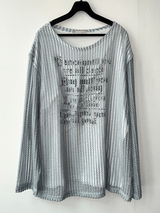 Munts Grunge Mesh Printed Knit