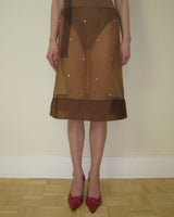 シースルーBROWN
