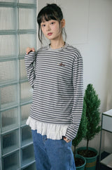 26SS★ パピーストライプ長袖Tシャツ