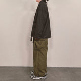 double check deconstructed shirt_brown